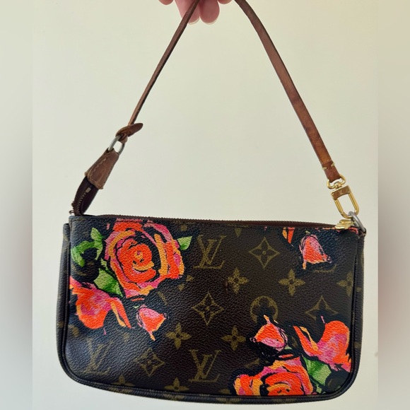 Louis Vuitton Handbags - LIMITED EDITION FLORAL LOUIS VUITTON POUCHETTE